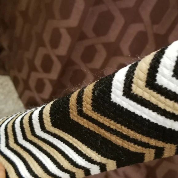 NWOT Form Fitting Chevron Open Front/Backless Dress - Picture 8 of 8